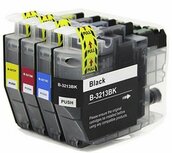 Brother MFC-J890DW cartridges LC-3213 XL Set 4 stuks huismerk
