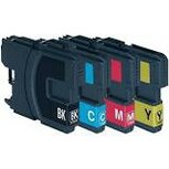 Brother MFC-5890CN cartridges LC-1100 Set 4 stuks huismerk