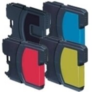 Huismerk Brother MFC-250C inktcartridges LC-980 set 4 stuks