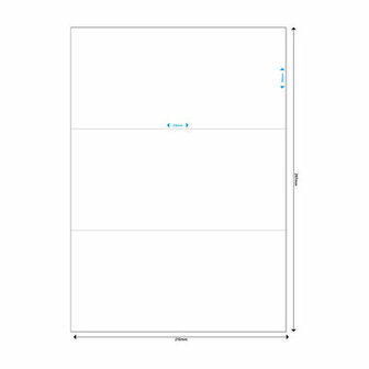 MediaRange A4 etiket 210 x 99mm 50 vel