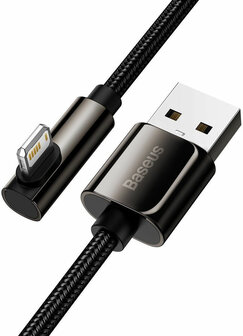Baseus Legend Series USB naar Apple Lightning Kabel 2.4A Zwart 1M