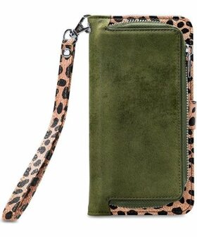 Mobilize Gelly Wallet Zipper iPhone 6(S) Plus/7/8 Plus Hoesje Olive