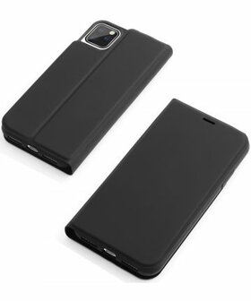 Apple iPhone 11 Pro Hoesje 2-in-1 Book Case en Back Cover Zwart