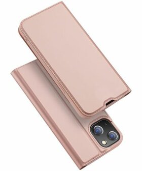 Dux Ducis Skin Pro Series Apple iPhone 14 Hoesje Portemonnee Roze