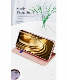Dux Ducis Skin Pro Series Apple iPhone 14 Hoesje Portemonnee Roze