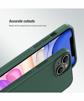Nillkin Super Frosted Shield Apple iPhone 14 Hoesje Zwart