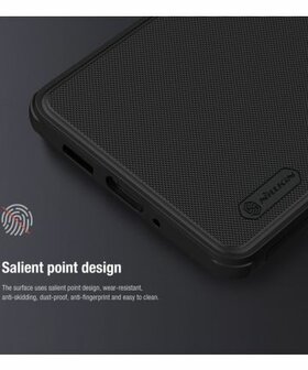 Nillkin Super Frosted Shield Apple iPhone 14 Hoesje Zwart