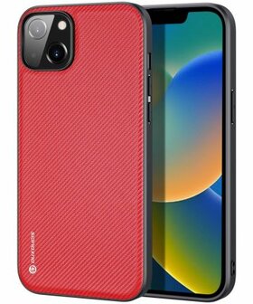 Dux Ducis Fino Series Apple iPhone 14 Max Hoesje Back Cover Rood