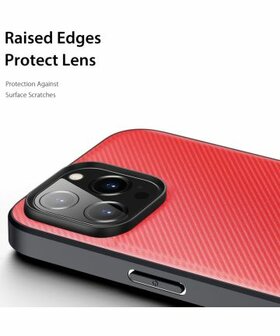 Dux Ducis Fino Series Apple iPhone 14 Pro Max Hoesje Back Cover Rood
