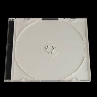 Slim Case 1 cd Wit 10 stuks