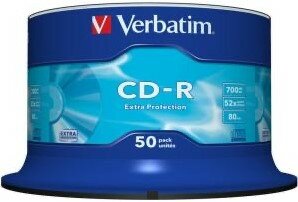 Verbatim CD-R 700 MB Extra Protection 50 stuks