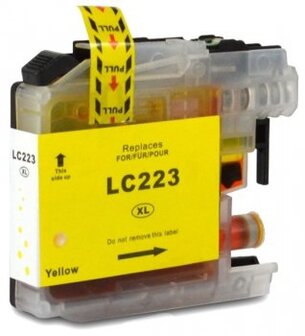 Brother inktcartridges LC-223 Yellow huismerk