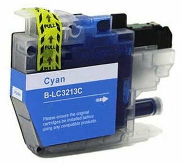 Brother inktcartridges LC-3213 XL Cyan huismerk