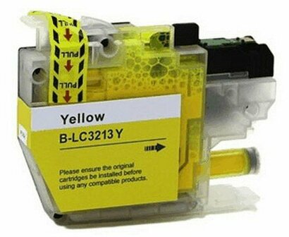 Brother inktcartridges LC-3213 XL Yellow huismerk