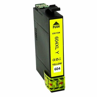 Epson inkt cartridge 604XL Yellow huismerk