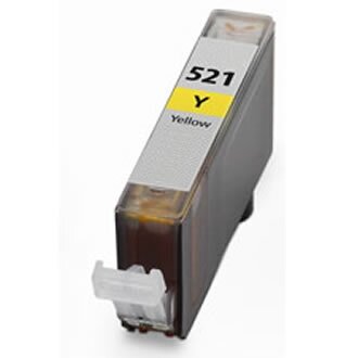 Canon pixma mp640 inktcartridges Cli-521 Yellow (met Chip) huismerk