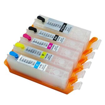 Canon PGI-550/CLI-551 hervulbare cartridges met autoreset chip