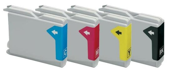 Brother cartridges LC-970 set 4 stuks huismerk