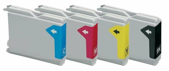 Brother cartridges LC-1000 set 4 stuks huismerk