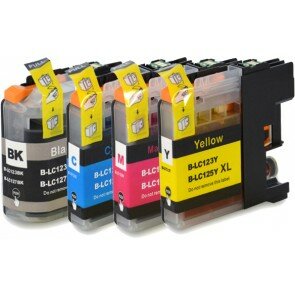 Brother DCP-J172W cartridges LC-123 Set 4 Stuks huismerk