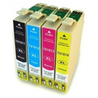 Epson Expression Home XP-405 cartridges T1816 XL Set 4 stuks huismerk