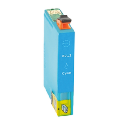 Epson Stylus SX218 cartridges T0712 Cyan huismerk