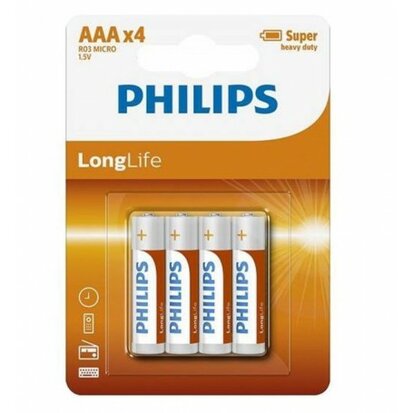 Philips Longlife AAA 4-pak