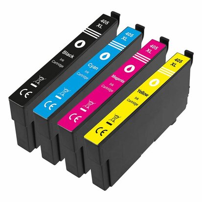 Epson WorkForce Pro WF-4820DWF cartridges 405 XL Set 4 stuks huismerk
