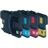 Brother cartridges LC-1100 Set 4 stuks huismerk