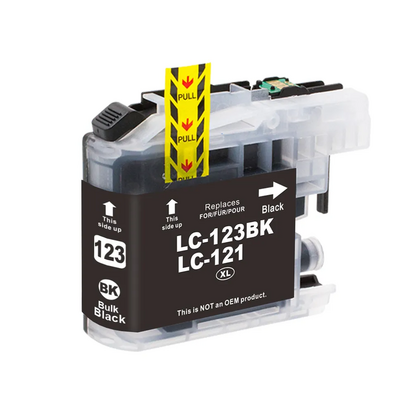 Brother MFC-J4610DW cartridges LC-123 BK huismerk