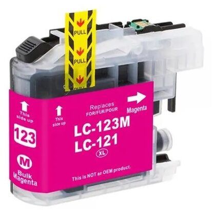 Brother MFC-J4710DW cartridges LC-123 Magenta huismerk