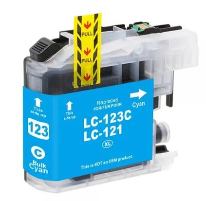 Brother DCP-J4110DW cartridges LC-123 Cyan huismerk
