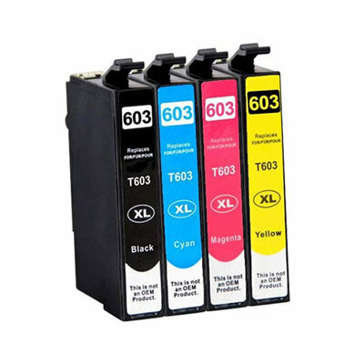 Epson WorkForce WF-2840DWF cartridges 603 XL Set 4 stuks huismerk