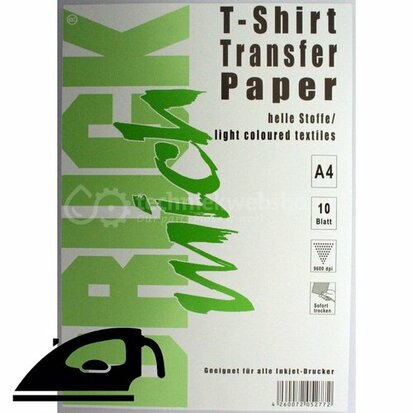 Druckmich t-shirt transferpapier voor lichte stoffen
