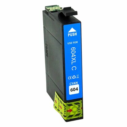 Epson cartridges 604 XL Cyan huismerk