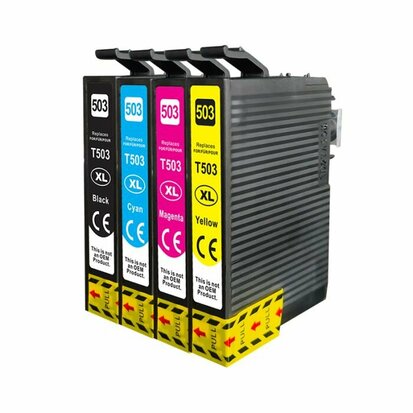 Epson cartridges 503 XL Set 4 stuks huismerk
