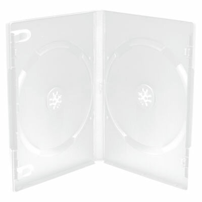 MediaRange DVD Box 2 14 mm Transparant Machine Packaging Quality 50 Stuks