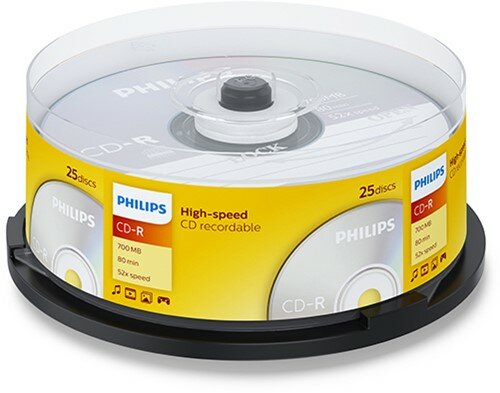 Philips CD-R 700 MB 25 stuks