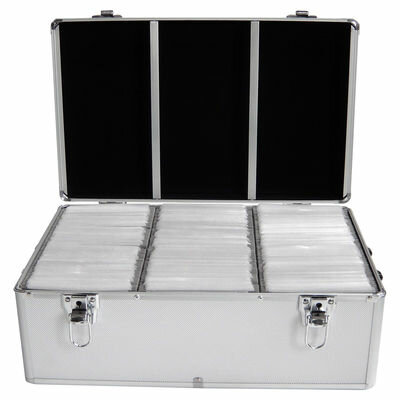 CD / DVD DJ Koffer 500 Zilver