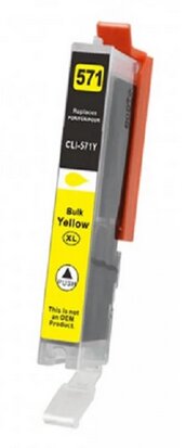 Canon pixma TS8051 cartridges CLI-571 XL Yellow huismerk 