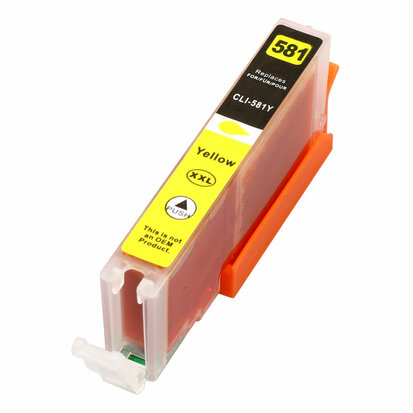 Canon pixma TS8150 cartridges CLI-581 XL Yellow huismerk