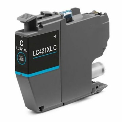 Brother cartridges LC-421 XL Cyan huismerk