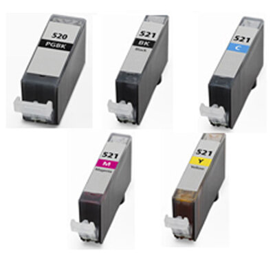 Canon cartridges CLI-521 / PGI-520 set 5 stuks huismerk