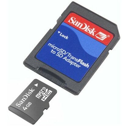 Sandisk microSDHC 4 GB