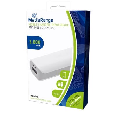 MediaRange powerbank 2600mAh