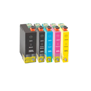 Epson cartridges T2636 XL Set 5 stuks huismerk