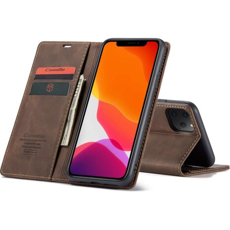 CaseMe Retro Wallet Slim voor iPhone 12 Mini (5.4
