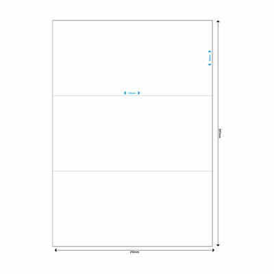 MediaRange A4 etiket 210 x 99mm 50 vel