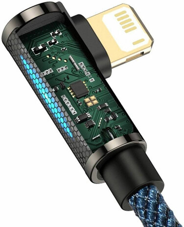 Baseus Legend Series USB naar Apple Lightning Kabel 2.4A Blauw 2M