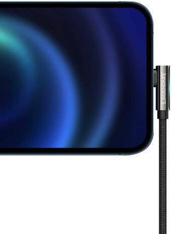 Baseus Legend Series USB naar Apple Lightning Kabel 2.4A Zwart 1M